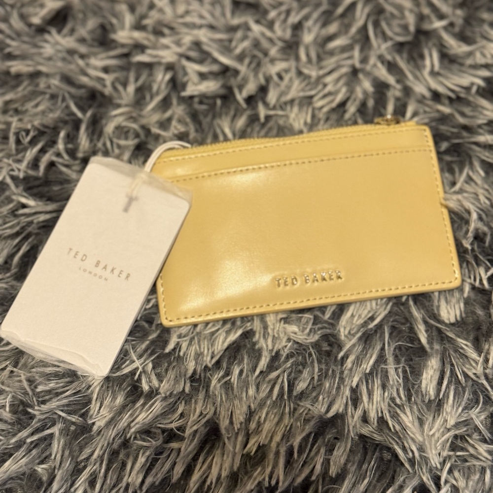 Ted Baker Cream Leather Card Holder